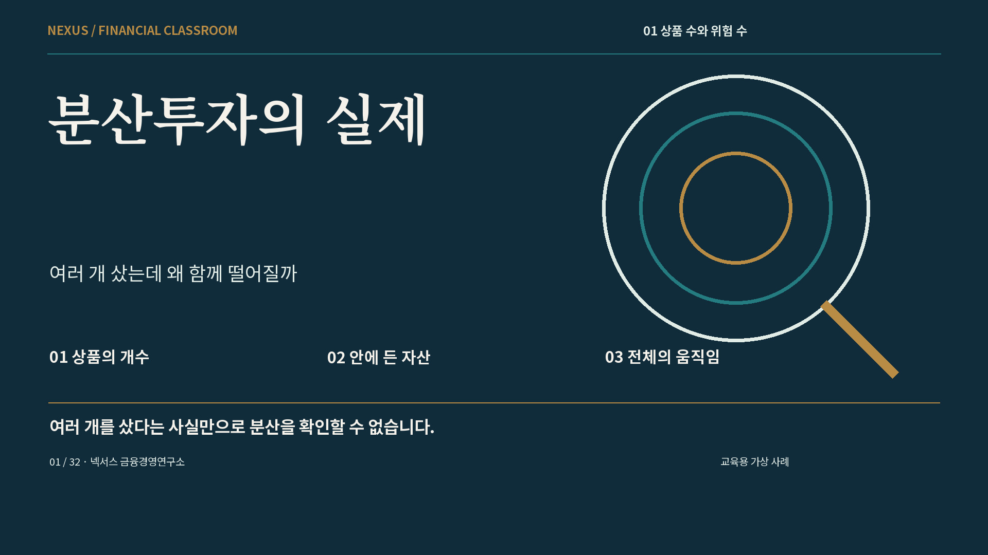 분산투자의 실제 강의 표지